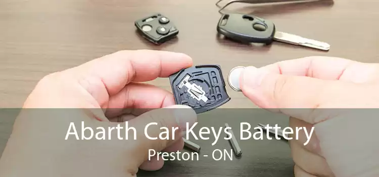 Abarth Car Keys Battery Preston - ON