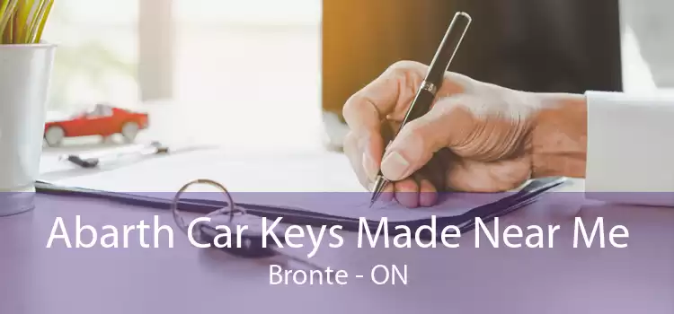 Abarth Car Keys Made Near Me Bronte - ON