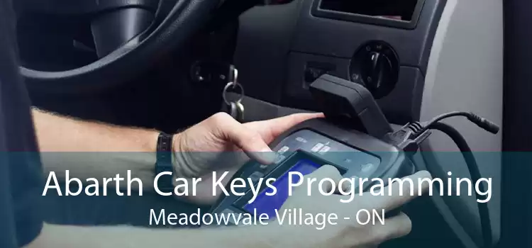 Abarth Car Keys Programming Meadowvale Village - ON