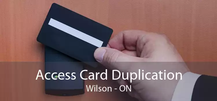 Access Card Duplication Wilson - ON