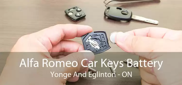 Alfa Romeo Car Keys Battery Yonge And Eglinton - ON
