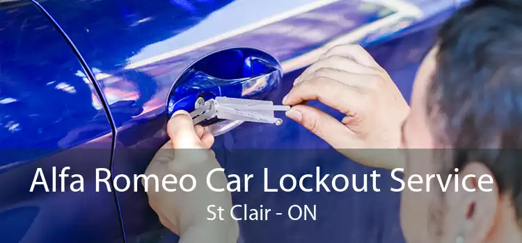 Alfa Romeo Car Lockout Service St Clair - ON