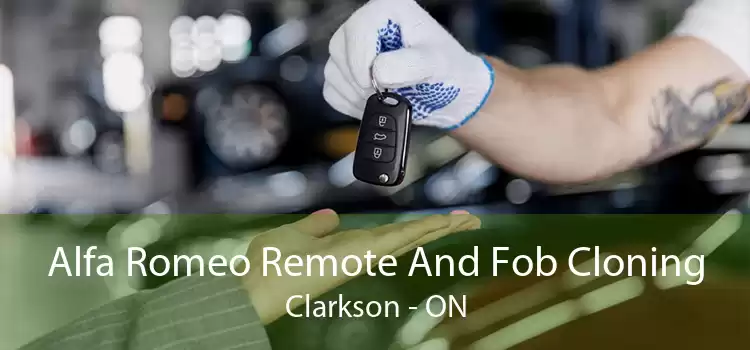 Alfa Romeo Remote And Fob Cloning Clarkson - ON