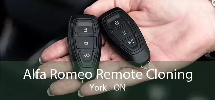 Alfa Romeo Remote Cloning York - ON