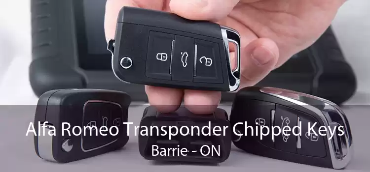 Alfa Romeo Transponder Chipped Keys Barrie - ON