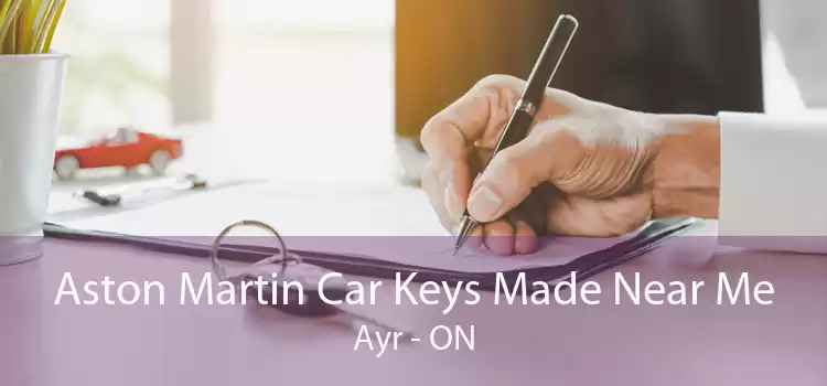 Aston Martin Car Keys Made Near Me Ayr - ON
