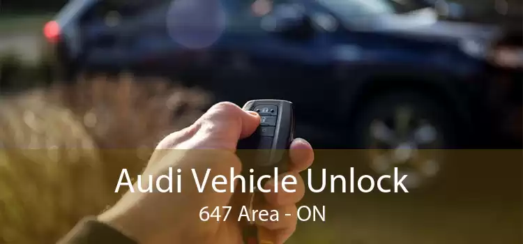 Audi Vehicle Unlock 647 Area - ON