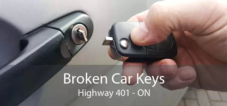 Broken Car Keys Highway 401 - ON