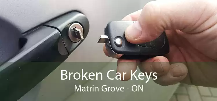 Broken Car Keys Matrin Grove - ON