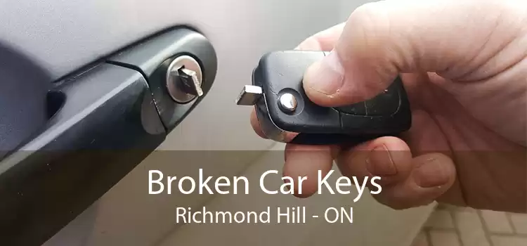 Broken Car Keys Richmond Hill - ON