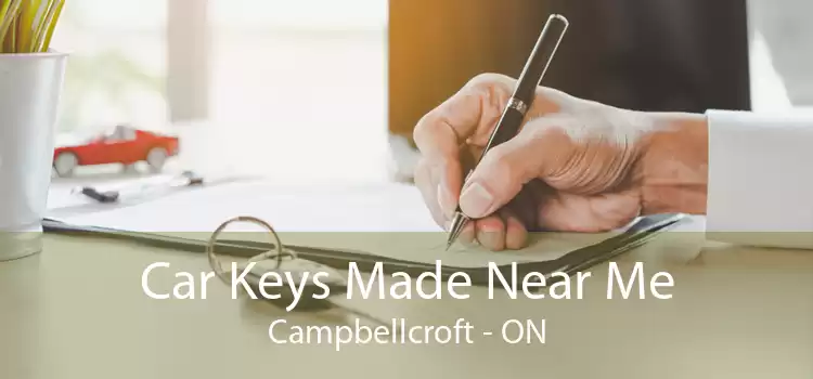 Car Keys Made Near Me Campbellcroft - ON