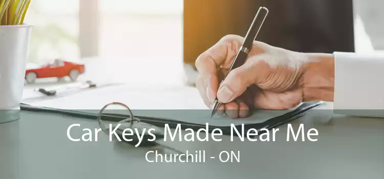 Car Keys Made Near Me Churchill - ON