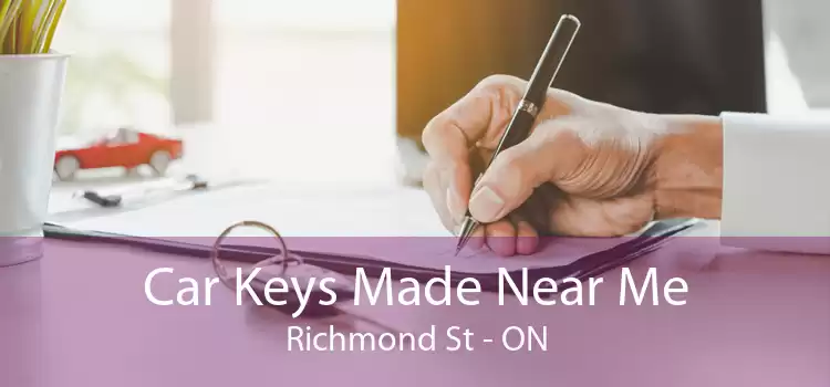 Car Keys Made Near Me Richmond St - ON