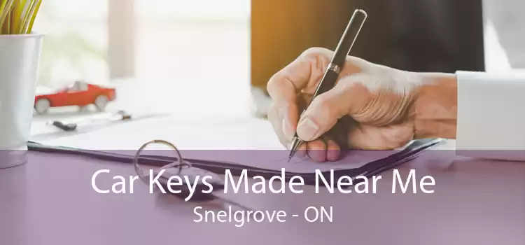 Car Keys Made Near Me Snelgrove - ON