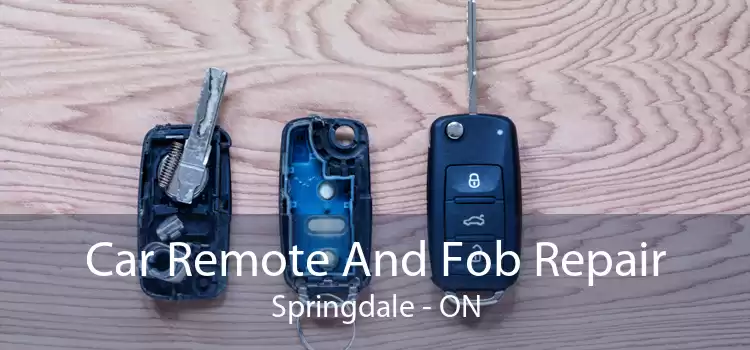Car Remote And Fob Repair Springdale - ON