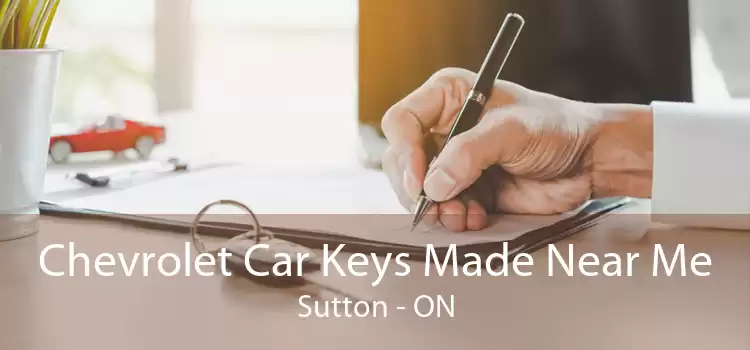 Chevrolet Car Keys Made Near Me Sutton - ON