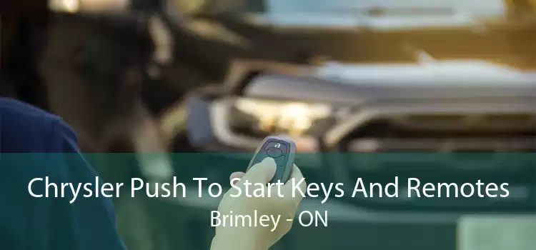 Chrysler Push To Start Keys And Remotes Brimley - ON