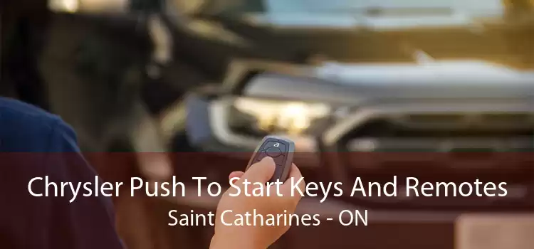 Chrysler Push To Start Keys And Remotes Saint Catharines - ON