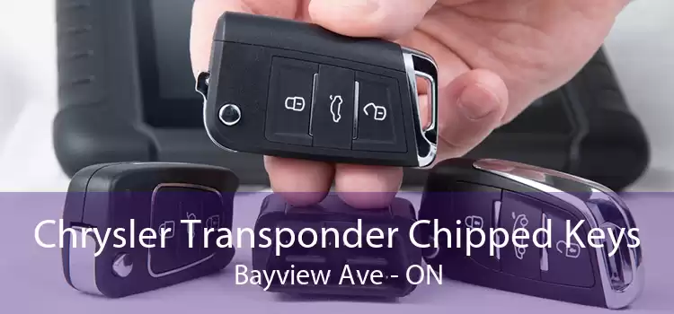 Chrysler Transponder Chipped Keys Bayview Ave - ON