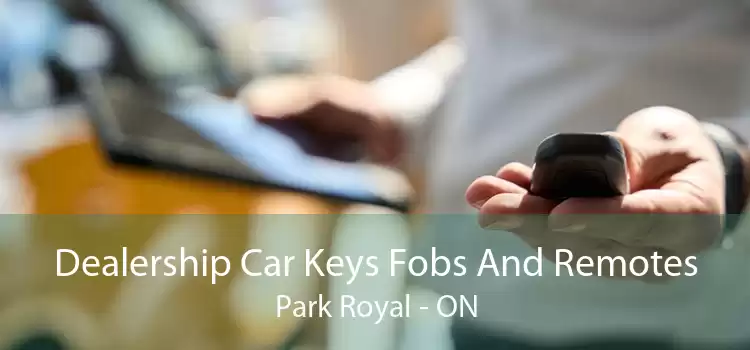 Dealership Car Keys Fobs And Remotes Park Royal - ON