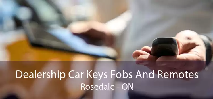 Dealership Car Keys Fobs And Remotes Rosedale - ON