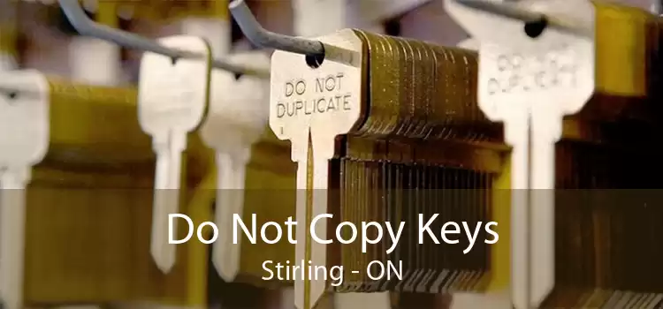 Do Not Copy Keys Stirling - ON