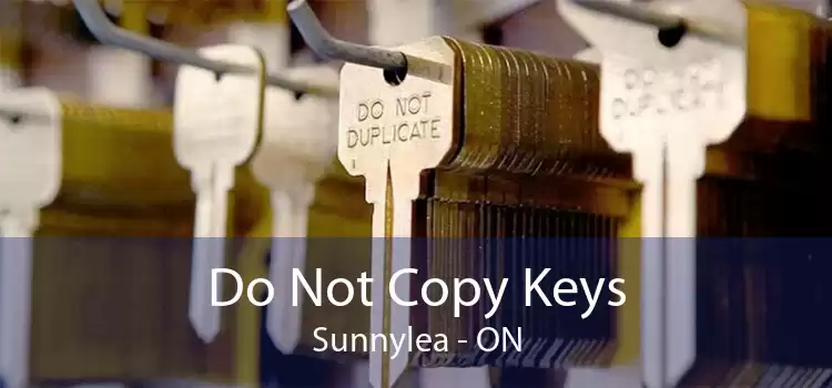 Do Not Copy Keys Sunnylea - ON