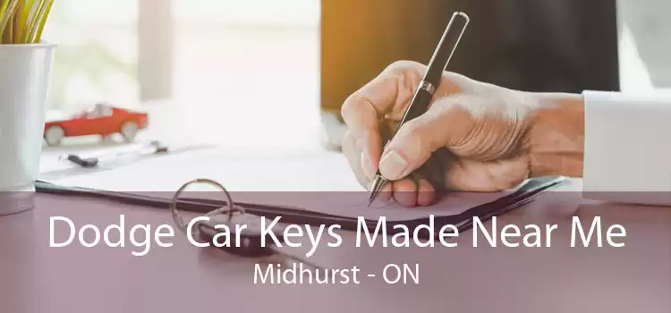 Dodge Car Keys Made Near Me Midhurst - ON
