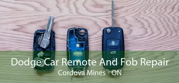 Dodge Car Remote And Fob Repair Cordova Mines - ON