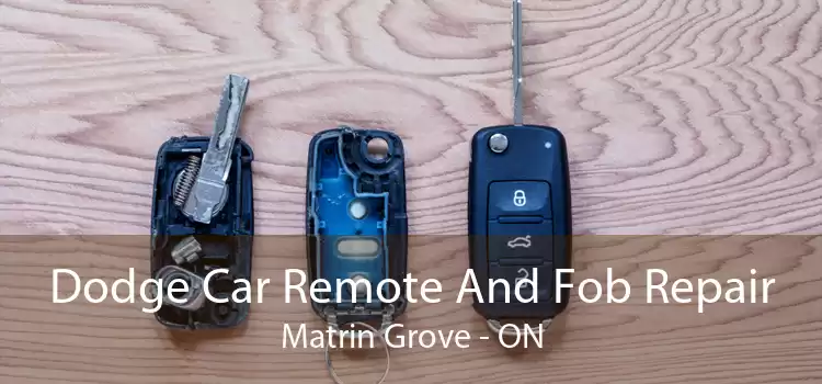 Dodge Car Remote And Fob Repair Matrin Grove - ON