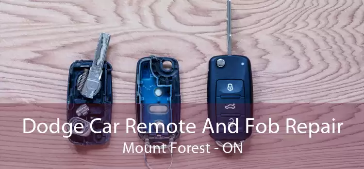 Dodge Car Remote And Fob Repair Mount Forest - ON