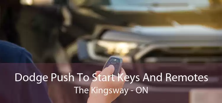 Dodge Push To Start Keys And Remotes The Kingsway - ON