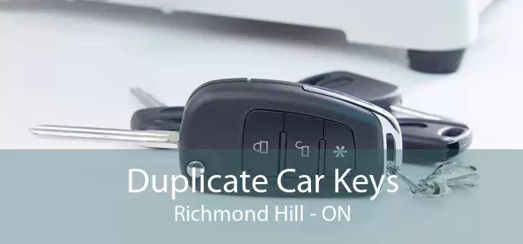 Duplicate Car Keys Richmond Hill - ON