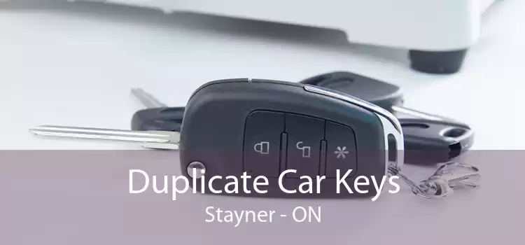 Duplicate Car Keys Stayner - ON