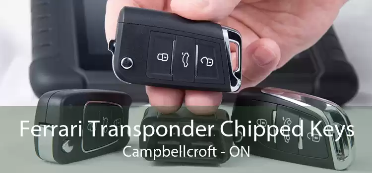 Ferrari Transponder Chipped Keys Campbellcroft - ON