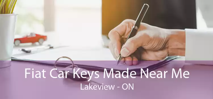 Fiat Car Keys Made Near Me Lakeview - ON