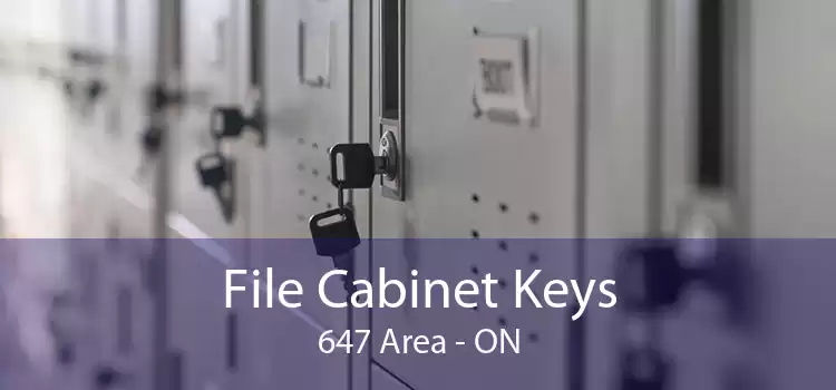 File Cabinet Keys 647 Area - ON