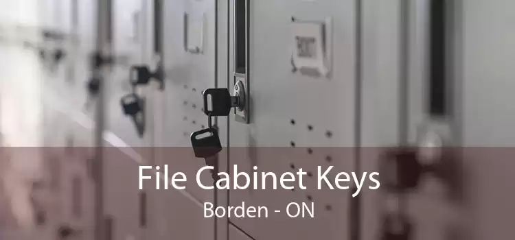 File Cabinet Keys Borden - ON