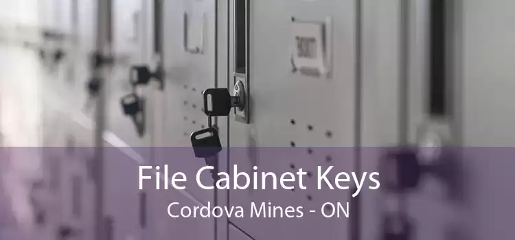 File Cabinet Keys Cordova Mines - ON