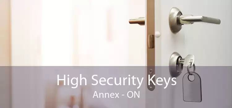 High Security Keys Annex - ON