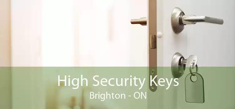 High Security Keys Brighton - ON