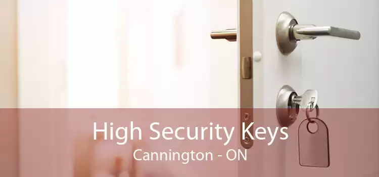 High Security Keys Cannington - ON