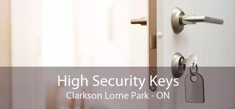 High Security Keys Clarkson Lorne Park - ON
