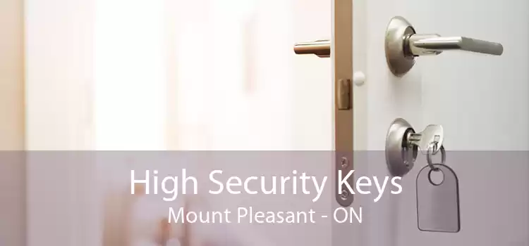 High Security Keys Mount Pleasant - ON