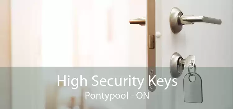 High Security Keys Pontypool - ON
