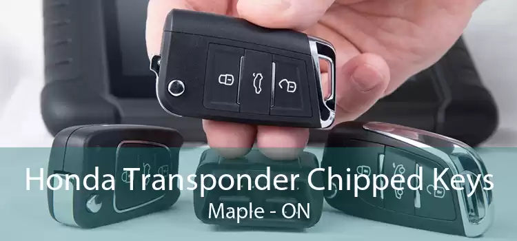 Honda Transponder Chipped Keys Maple - ON