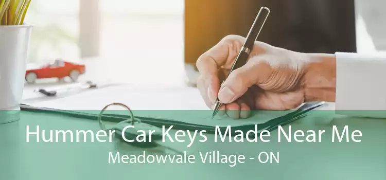 Hummer Car Keys Made Near Me Meadowvale Village - ON