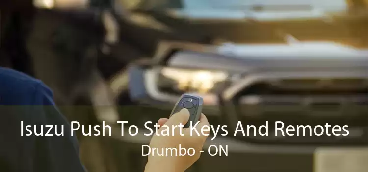 Isuzu Push To Start Keys And Remotes Drumbo - ON