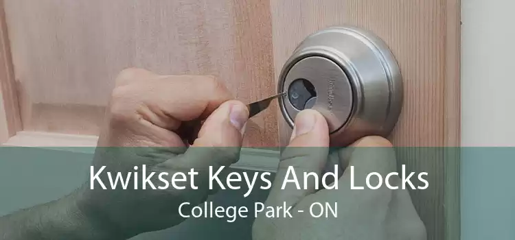 Kwikset Keys And Locks College Park - ON