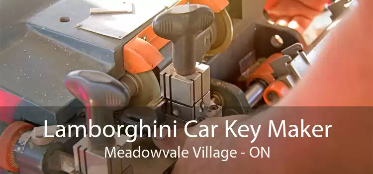 Lamborghini Car Key Maker Meadowvale Village - ON